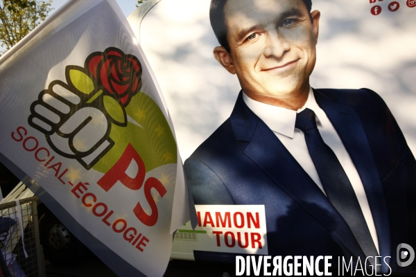 Meeting Benoit Hamon Place de La République