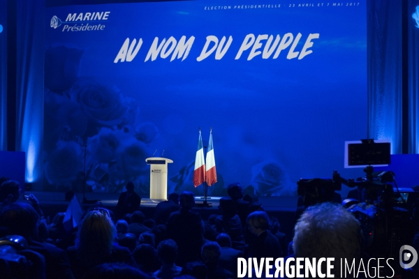 Meeting Marine Le Pen à Marseille