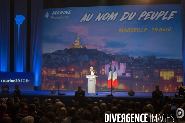 Meeting Marine Le Pen à Marseille