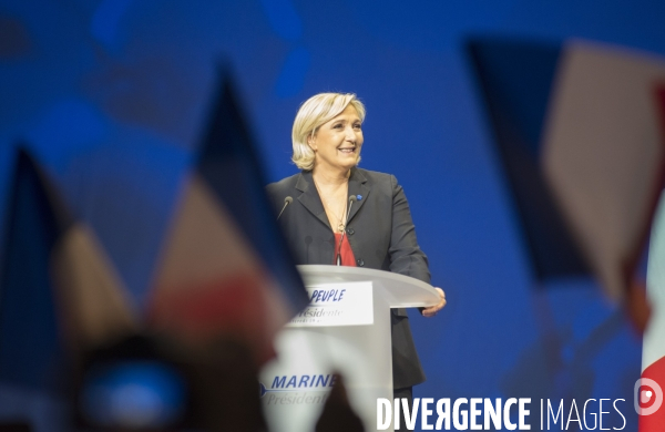 Meeting Marine Le Pen à Marseille