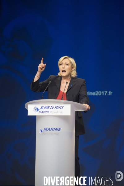 Meeting Marine Le Pen à Marseille