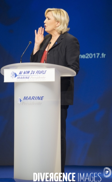 Meeting Marine Le Pen à Marseille