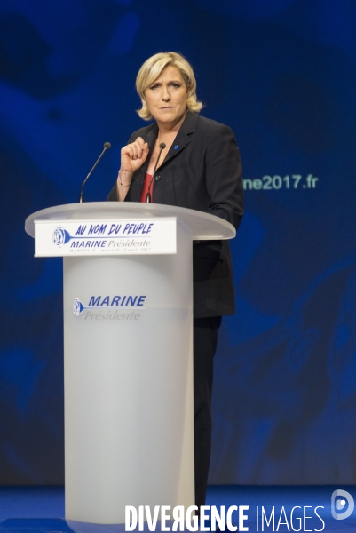 Meeting Marine Le Pen à Marseille