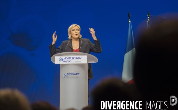 Meeting Marine Le Pen à Marseille