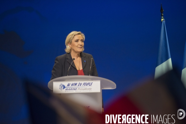 Meeting Marine Le Pen à Marseille