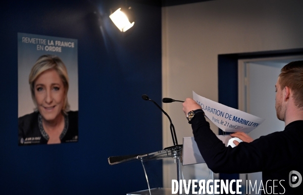 Déclaration de Marine Le Pen