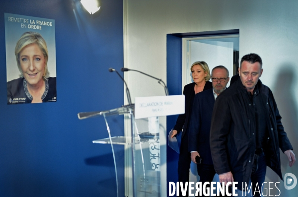 Déclaration de Marine Le Pen