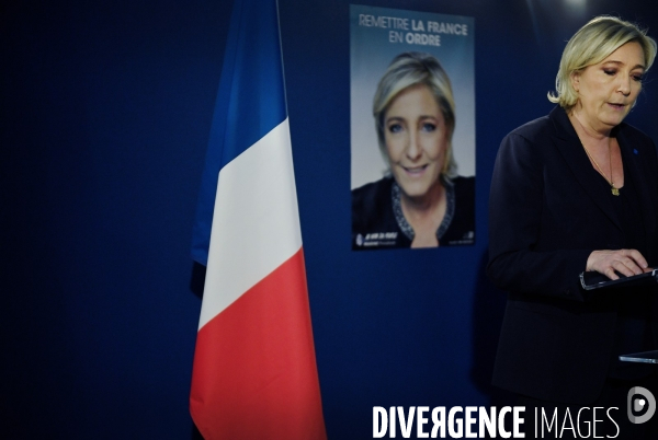 Déclaration de Marine Le Pen