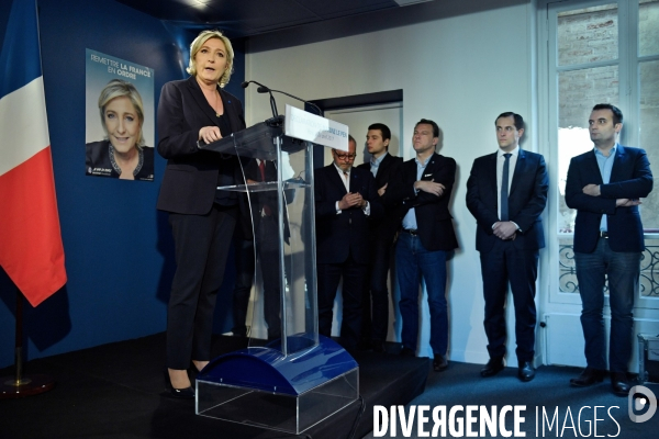 Déclaration de Marine Le Pen