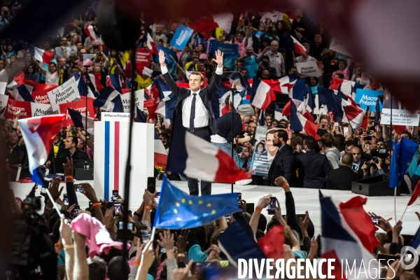 Meeting d Emmanuel Macron à l AccorHotels Arena