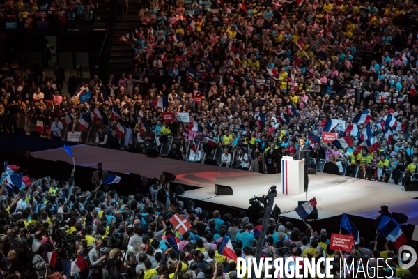 Meeting d Emmanuel Macron à l AccorHotels Arena