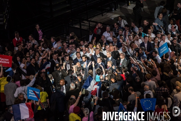 Meeting d Emmanuel Macron à l AccorHotels Arena