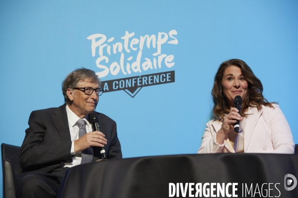 Printemps Solidaire : Conférence en présence de Bill & Melinda Gates