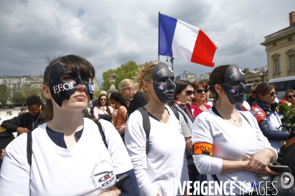 Manif collectif Femmes des forces de l ordre en colère (FFOC)