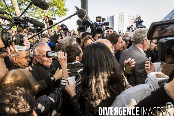 Apero Insoumis avec JL Melenchon a Belleville