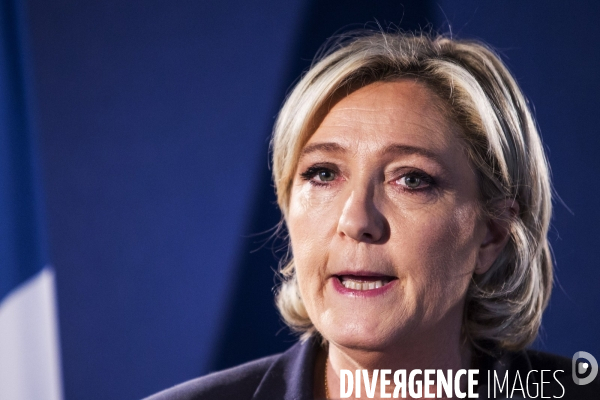 Déclaration de Marine LE PEN au lendemain de l attentat ayant couté la vie à un policier sur les Champs Elyséees