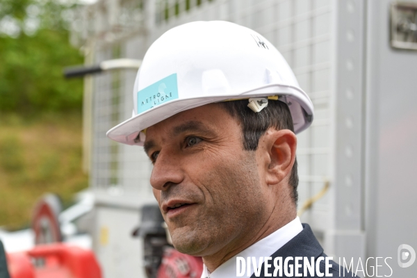 Benoît Hamon visite les travaux du métro de Rennes