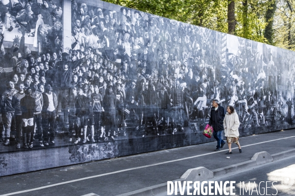 Fresque de JR a Montfermeil