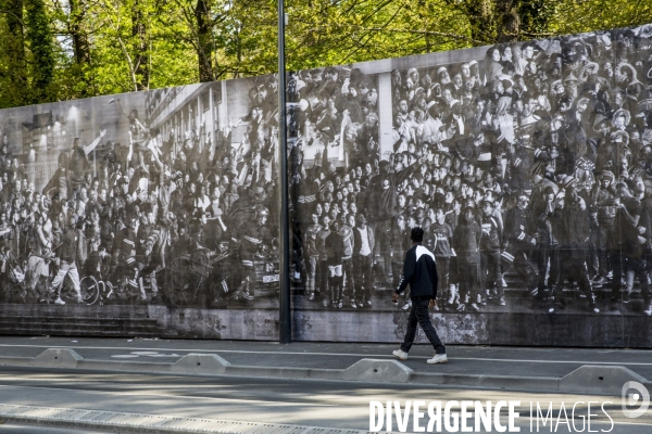 Fresque de JR a Montfermeil