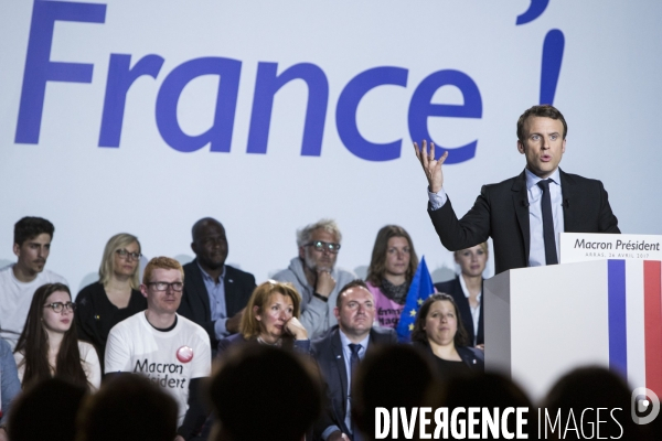 Meeting d Emmanuel MACRON à Arras