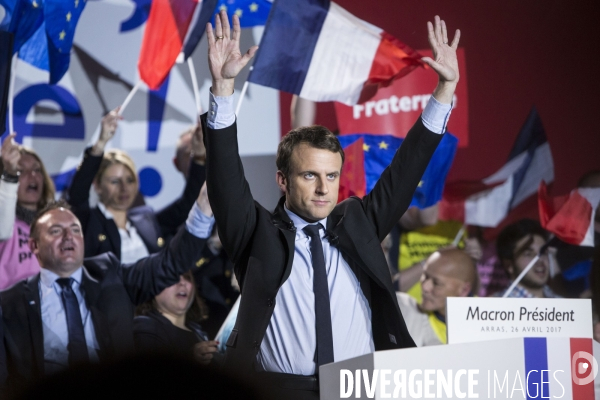 Meeting d Emmanuel MACRON à Arras