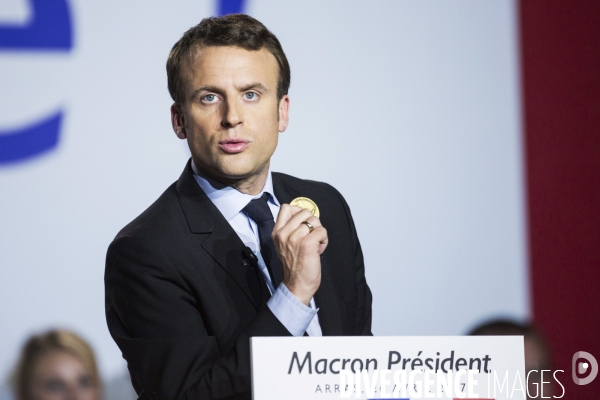 Meeting d Emmanuel MACRON à Arras