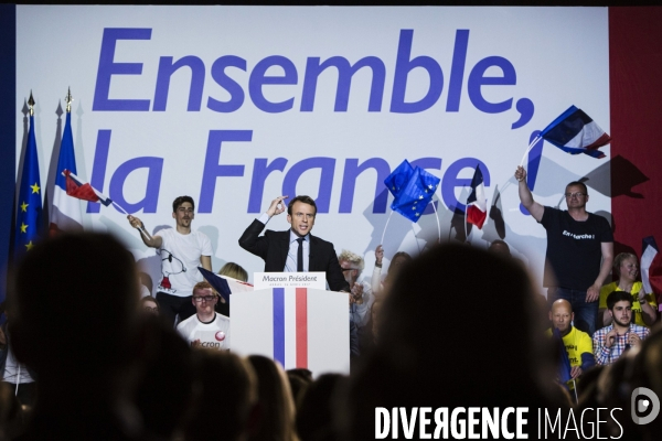 Meeting d Emmanuel MACRON à Arras