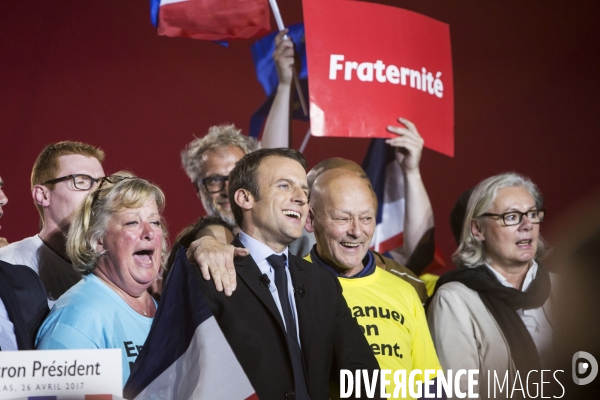 Meeting d Emmanuel MACRON à Arras