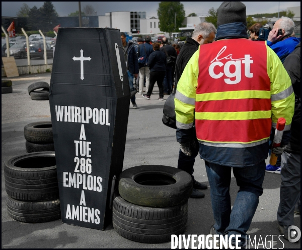 Greve sur le site de l usine Whirlpool d Amiens