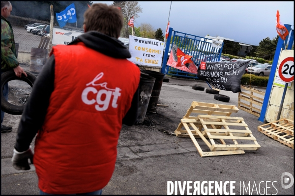 Greve sur le site de l usine Whirlpool d Amiens