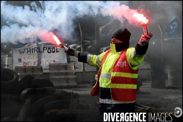 Greve sur le site de l usine Whirlpool d Amiens