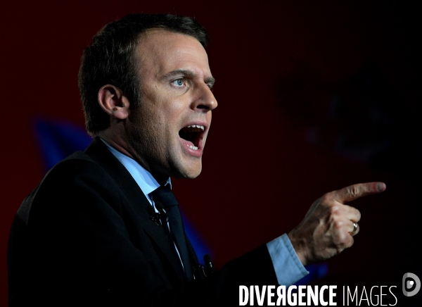 Meeting d  Emmanuel Macron à Arras