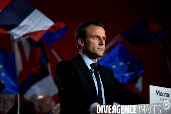 Meeting d  Emmanuel Macron à Arras