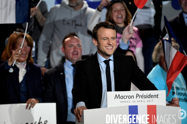Meeting d  Emmanuel Macron à Arras