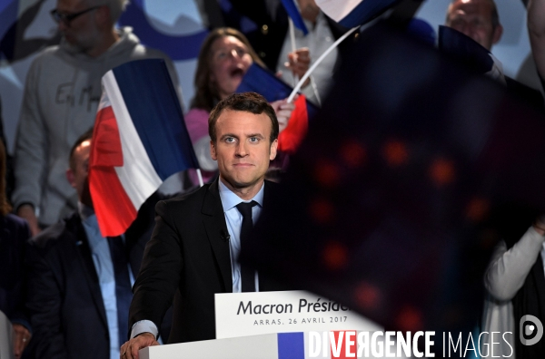 Meeting d  Emmanuel Macron à Arras