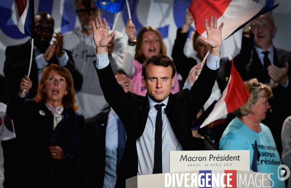 Meeting d  Emmanuel Macron à Arras