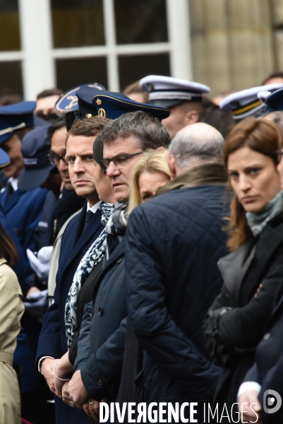 Hommage au policier tué, Xavier Jugelé