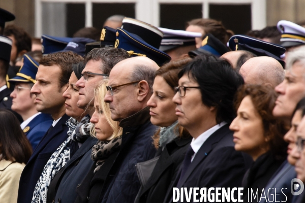 Hommage au policier tué, Xavier Jugelé