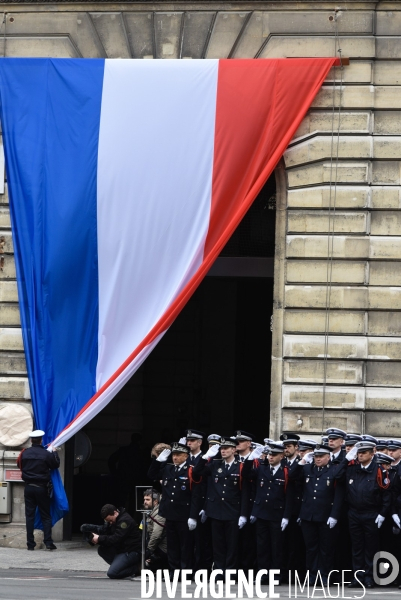 Hommage au policier tué, Xavier Jugelé