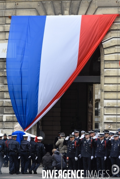 Hommage au policier tué, Xavier Jugelé