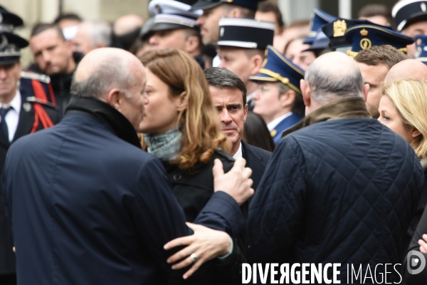 Hommage au policier tué, Xavier Jugelé