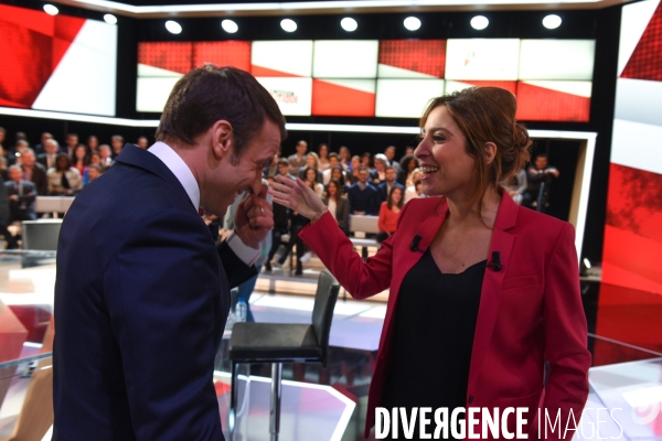 Emmanuel Macron à l Emission politique