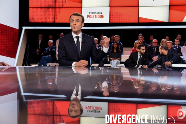 Emmanuel Macron à l Emission politique