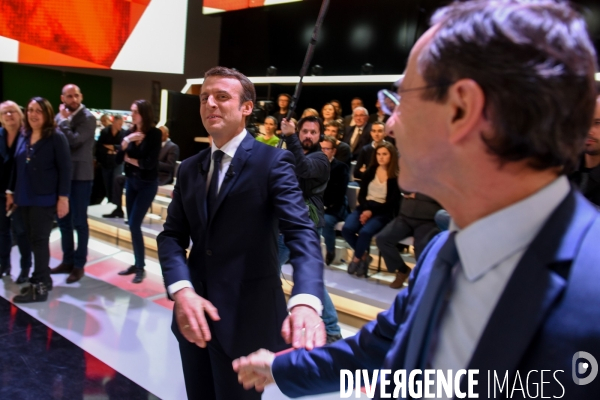 Emmanuel Macron à l Emission politique