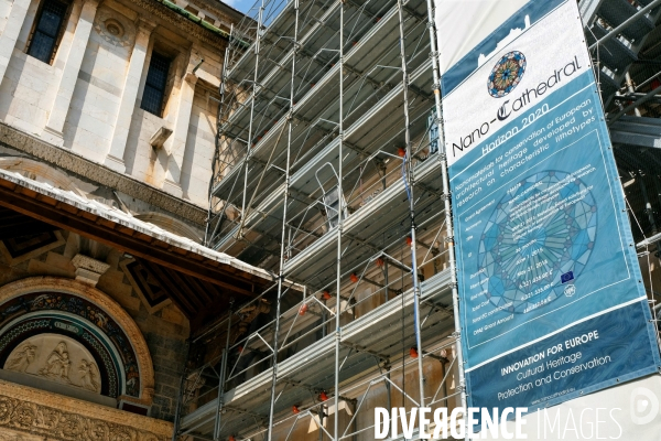 Illustration Avril2017.Programme scientifique europeen Nano Cathedral de recherche pour la restoration des cathedrales en Europe