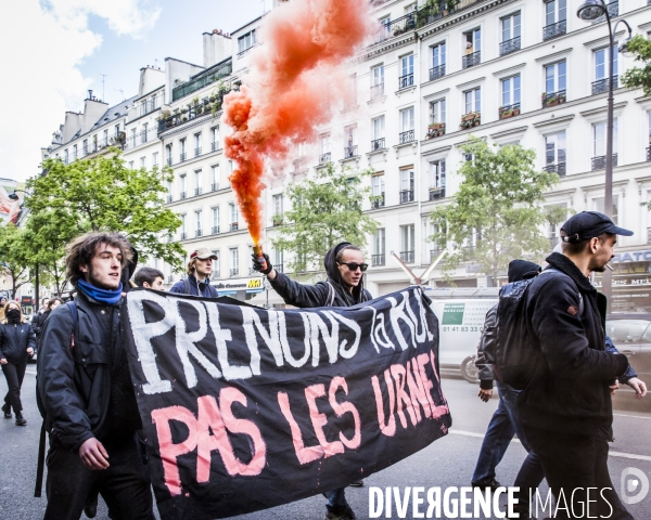 Ni Le Pen, Ni Macron , protestation lyceenne