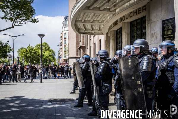 Ni Le Pen, Ni Macron , protestation lyceenne