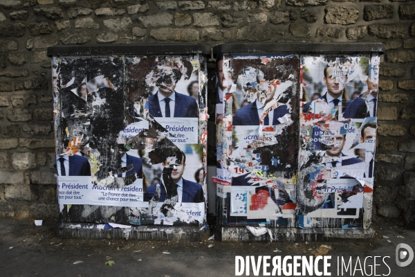 Affiche presidentielle 2017 Emmanuel Macron