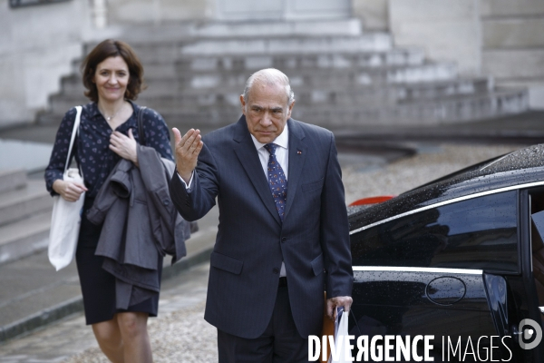 François Hollande reçoit Angel Gurría, Secrétaire général de l OCDE