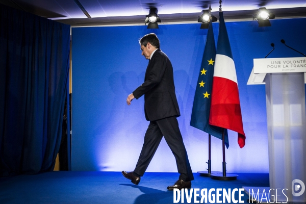 CP2017 : Déclaration de François Fillon, premier tour.